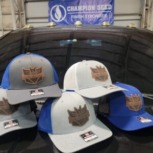 No Way Man Diesel - Snapback Hat (Adult size) Light Gray Front/Blue Back